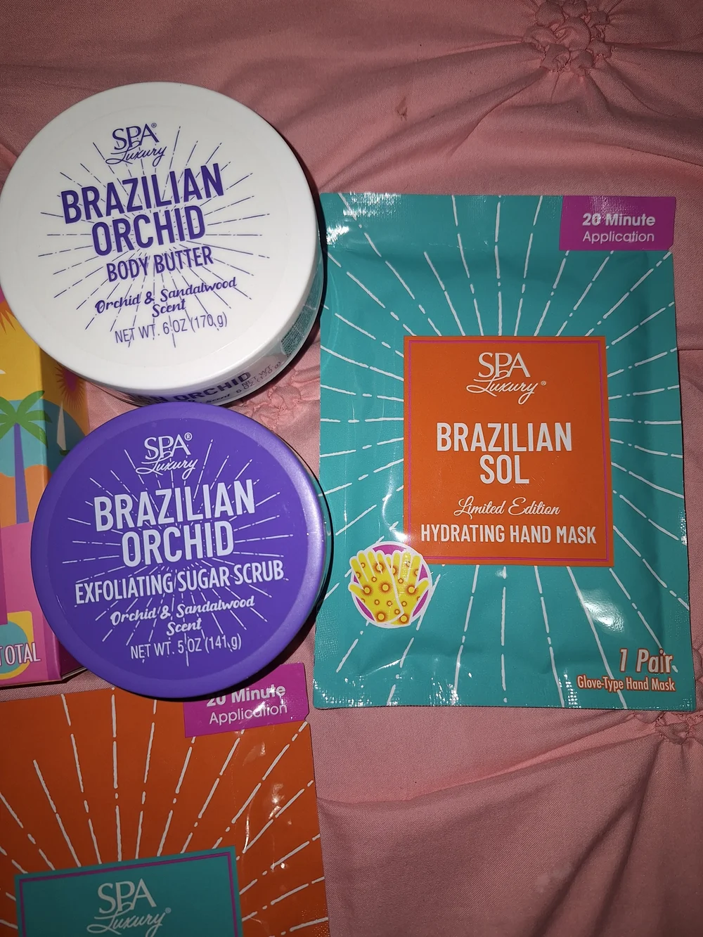 Spa Fancy Brazilian Sol & Orchid Body Care Set